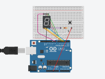 Digital Dice Using Arduino (Step by Step) : 3 Steps - Instructables