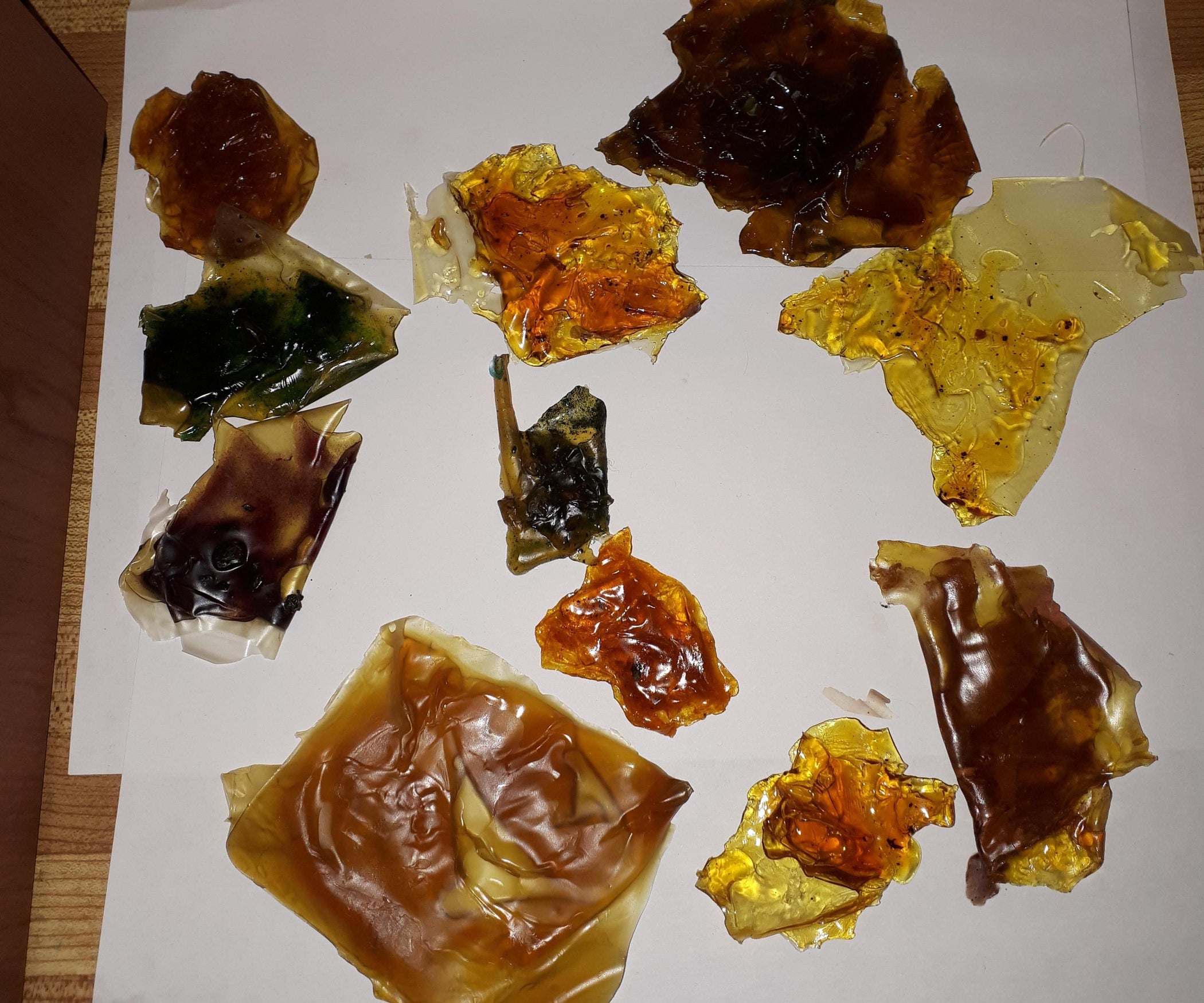 Making Fake Gemstones and Other Polyurethane Prints With Dyes and Metal