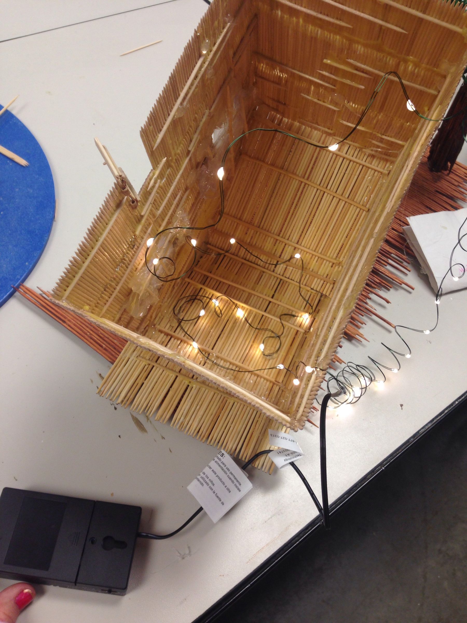 Toothpick House With Working Door! 18 Steps (with Pictures