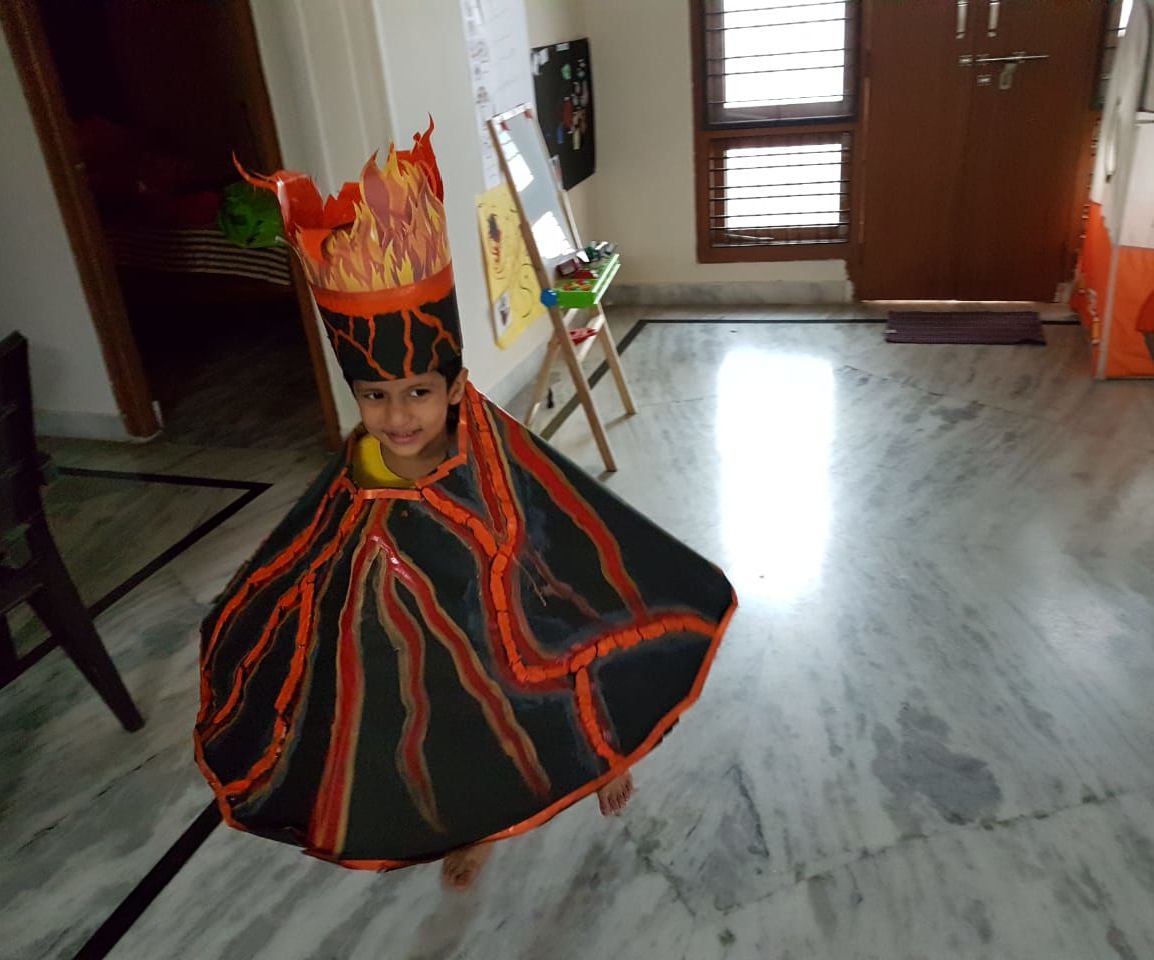 Easy DIY Volcano Costume With Smoke 6 Steps (with Pictures