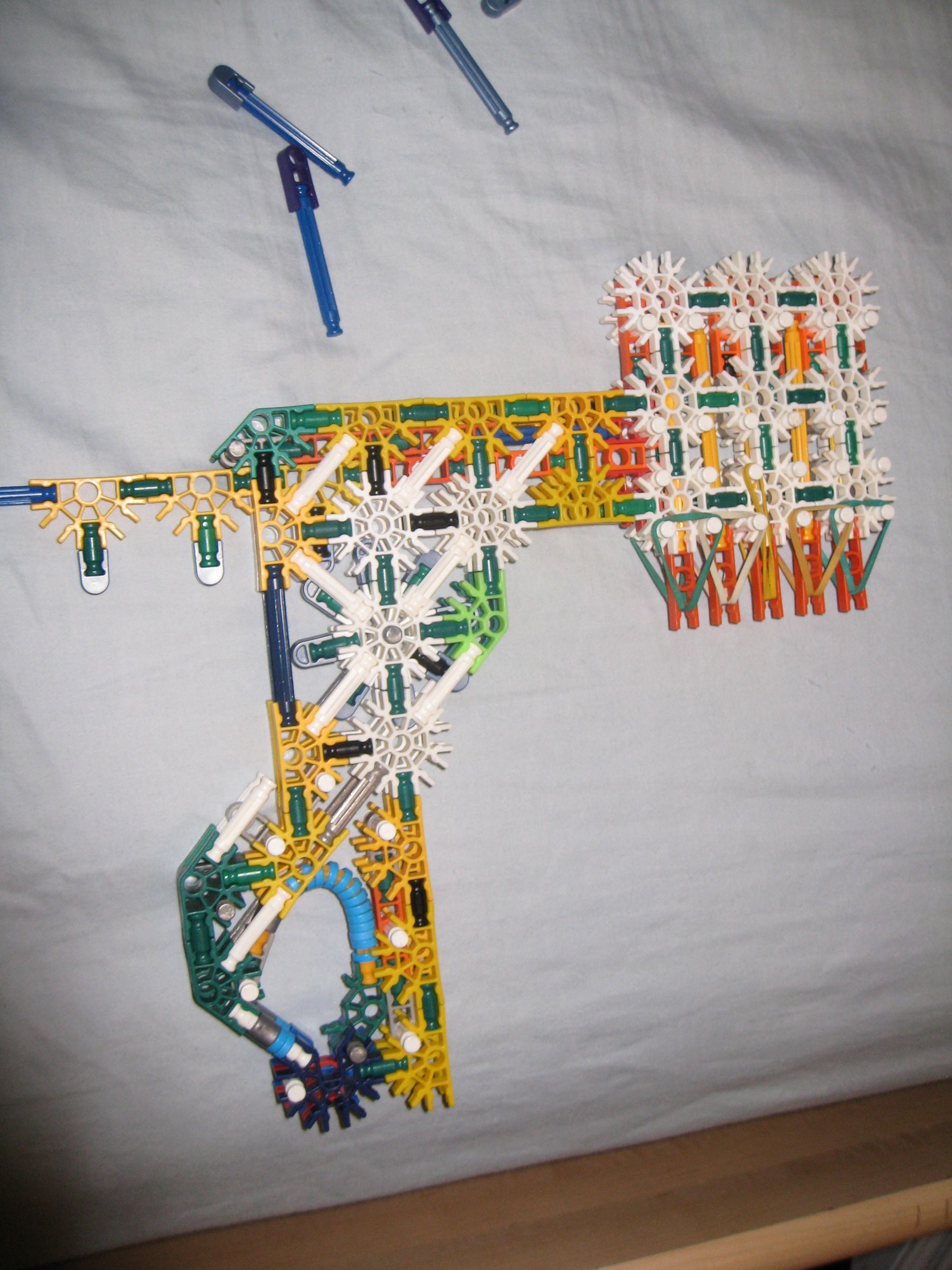 DIY guide for Knex Semi-Auto with step-by-step instructions