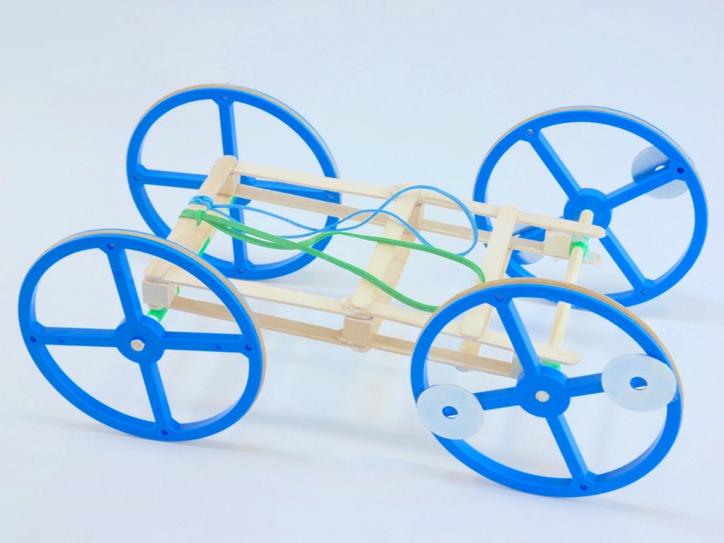 The Best Rubber Band Car 9 Steps With Pictures Instructables