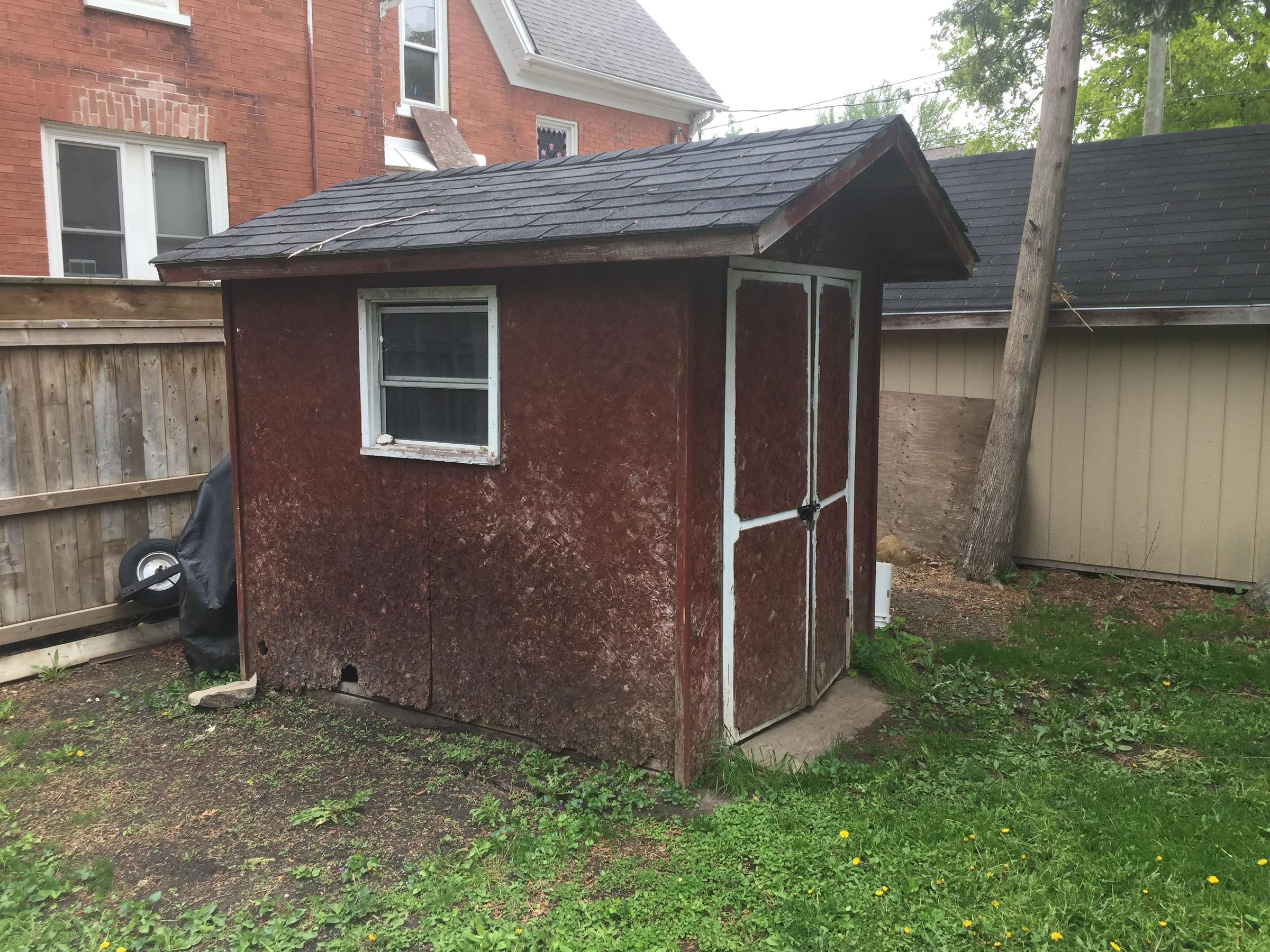 Storage Shed Siding From Gym Bleachers 6 Steps (with Pictures