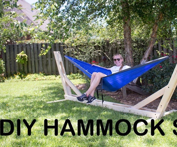 How to Build an Outdoor Hammock Stand $25