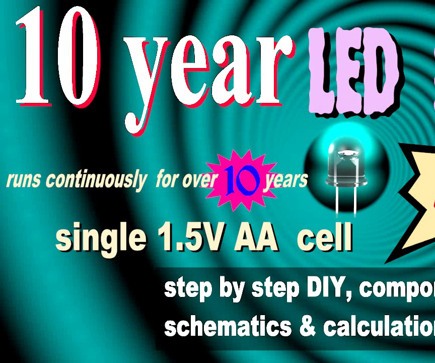 10 year led flasher DIY Project DIY Project Image