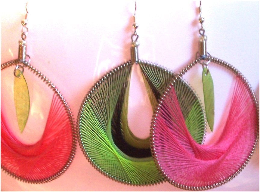 Handmade Thread Earrings II Instructables