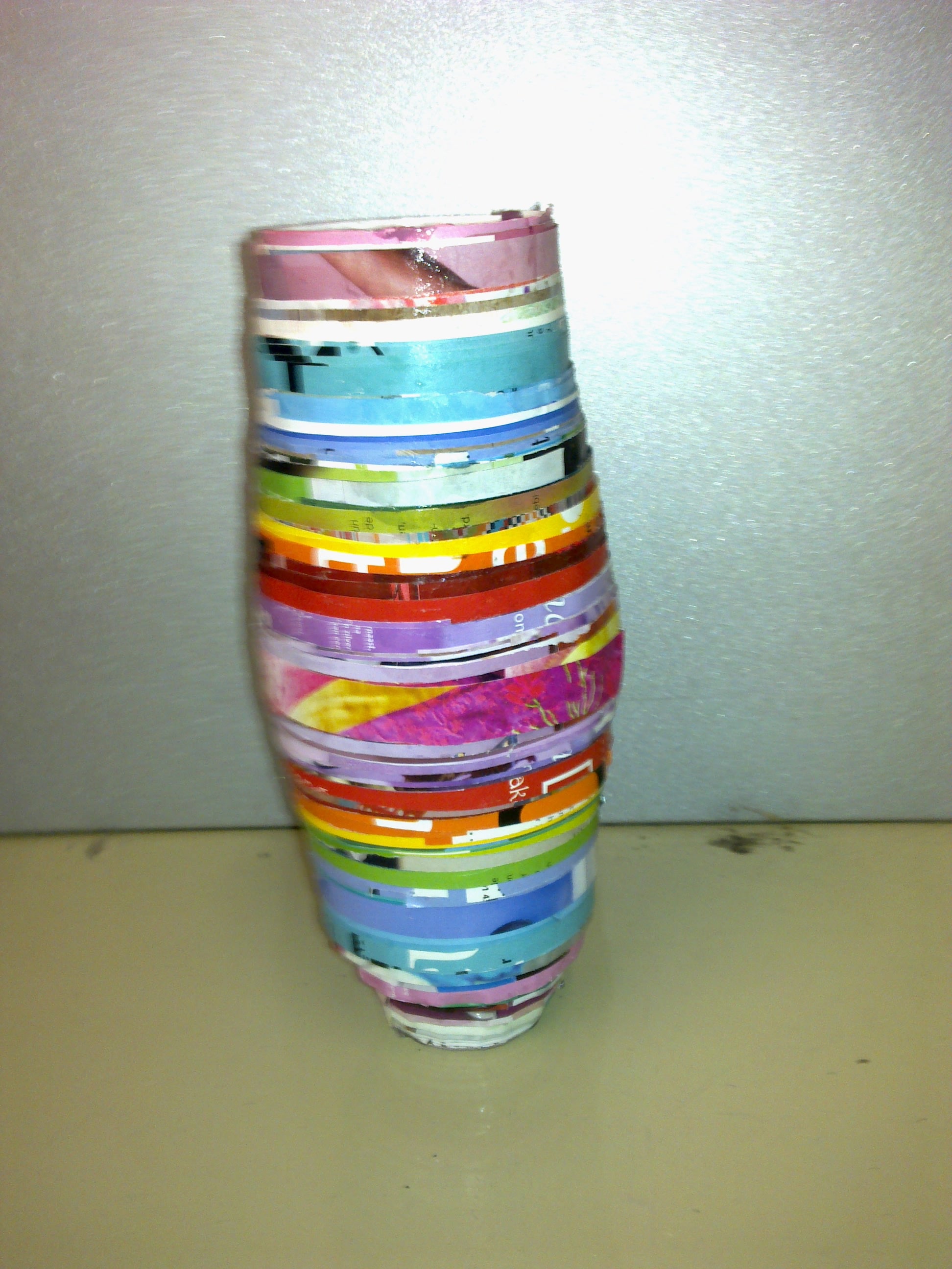 Paper Vase 5 Steps Instructables