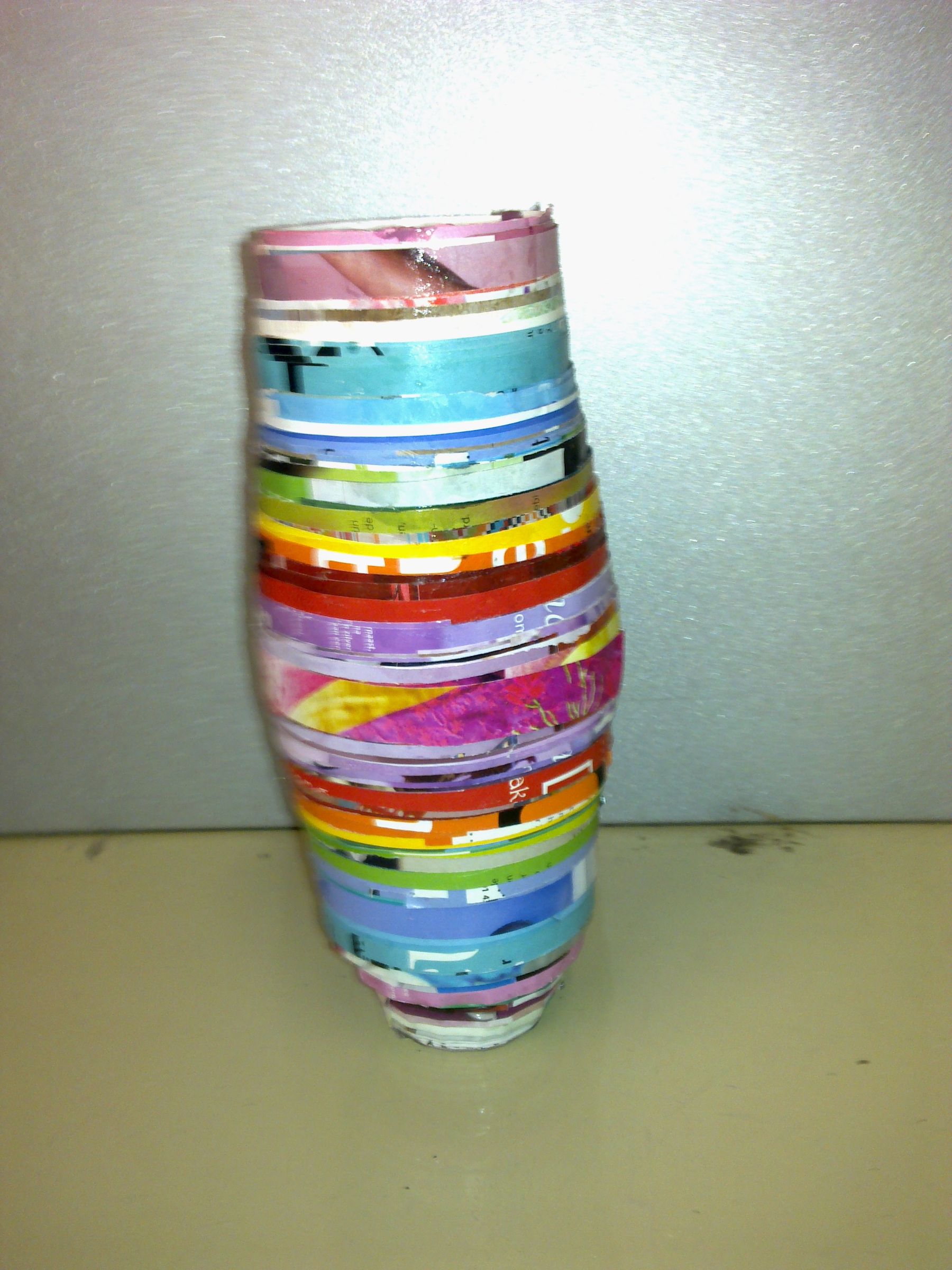 Paper Vase 5 Steps Instructables