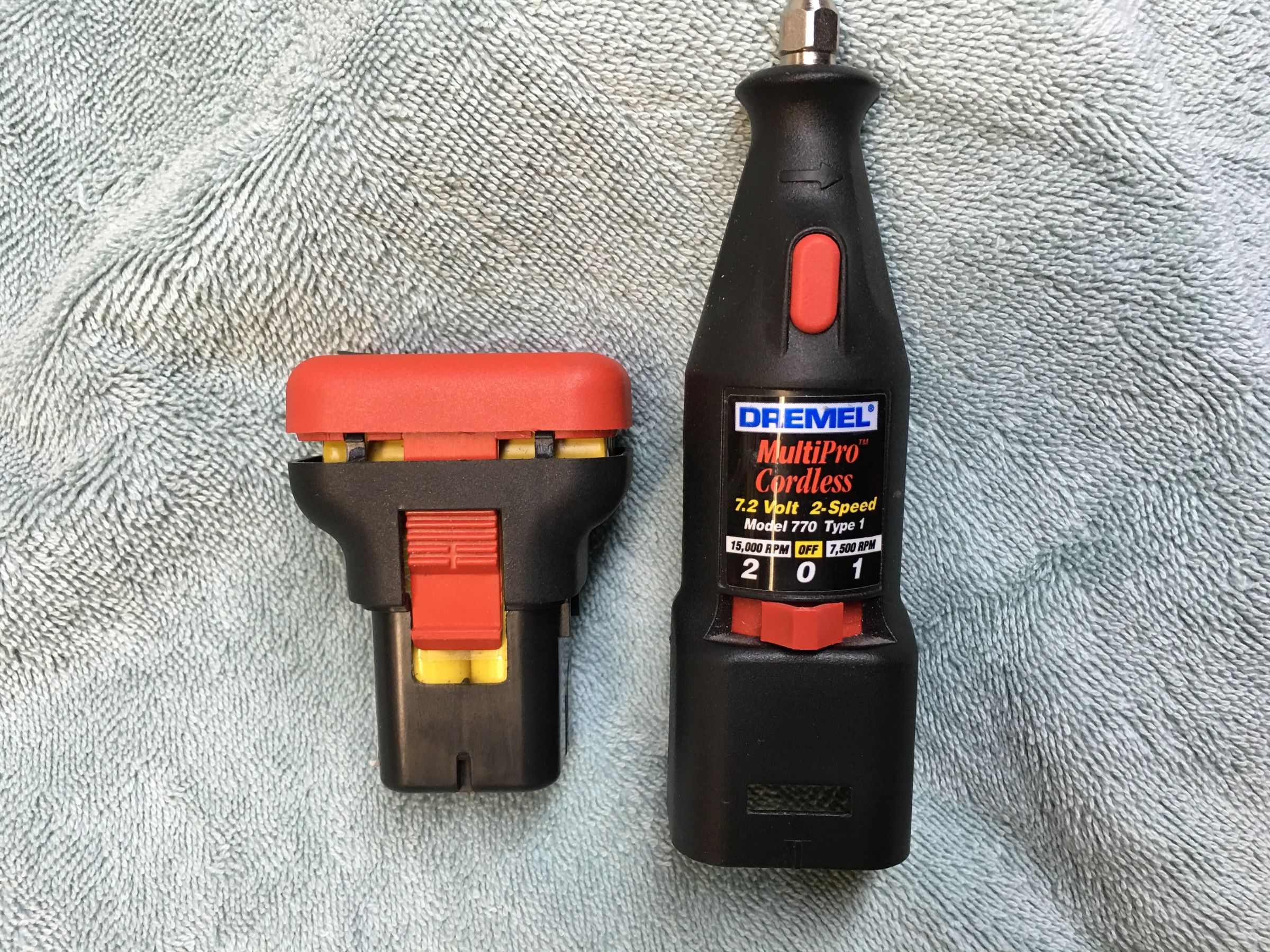 Dremel MultiPro Cordless Model 770 Type 1 Battery Pack Repair 4