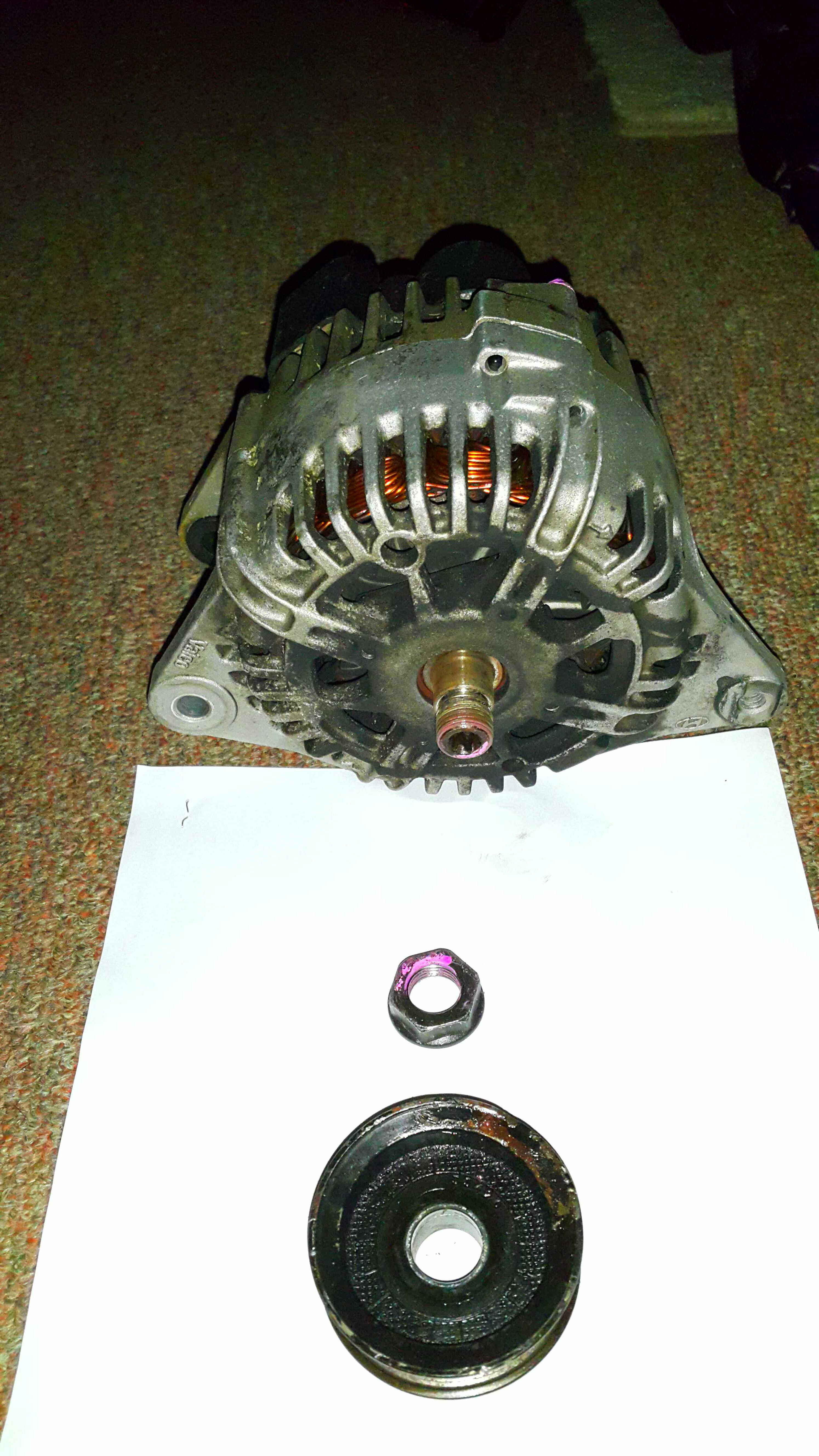 Removing an Alternator Pulley! 4 Steps Instructables