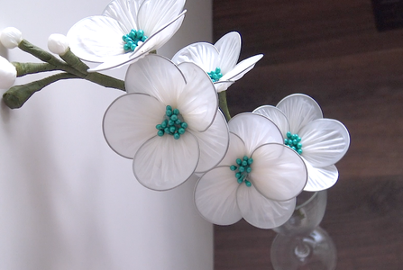 DIY Recycled Plastic Flowers - Easy Plastic Bag Crafts : 5 Steps (with ...