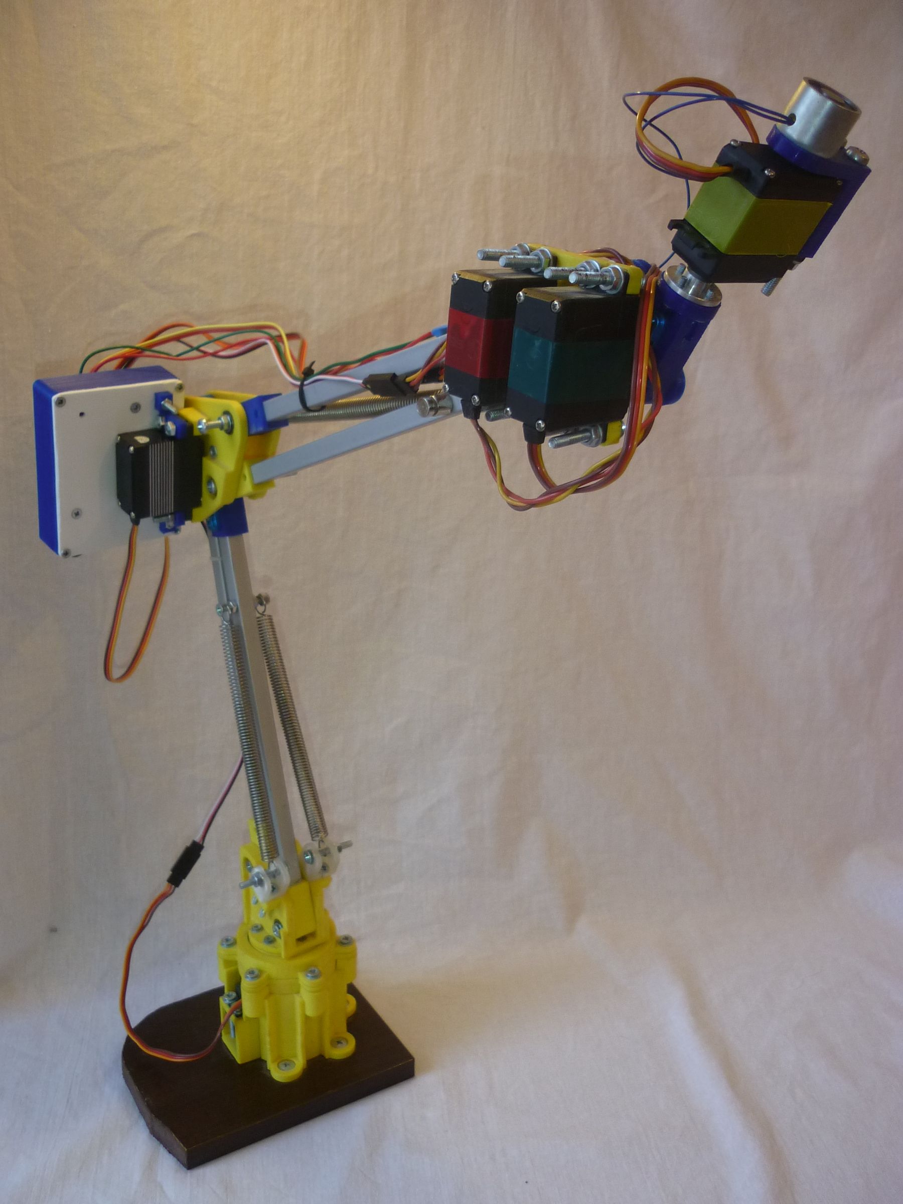 3d printed robot arm instructables