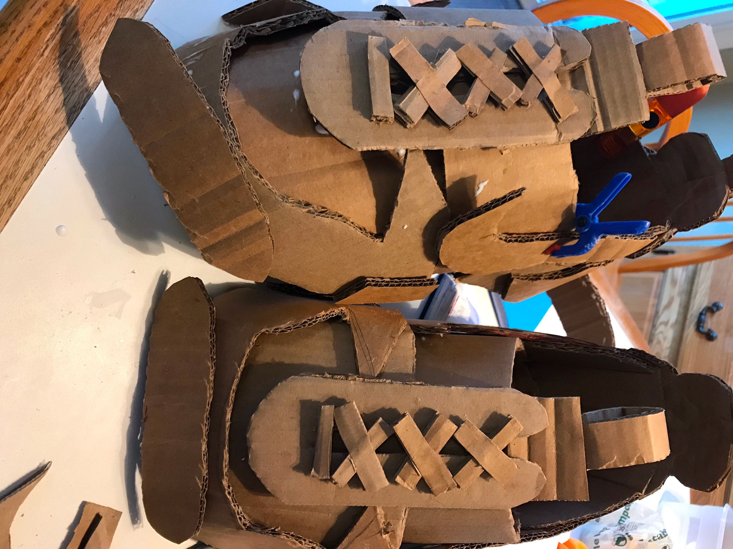 Cardboard Nike Craft Sneakers 8 Steps Instructables
