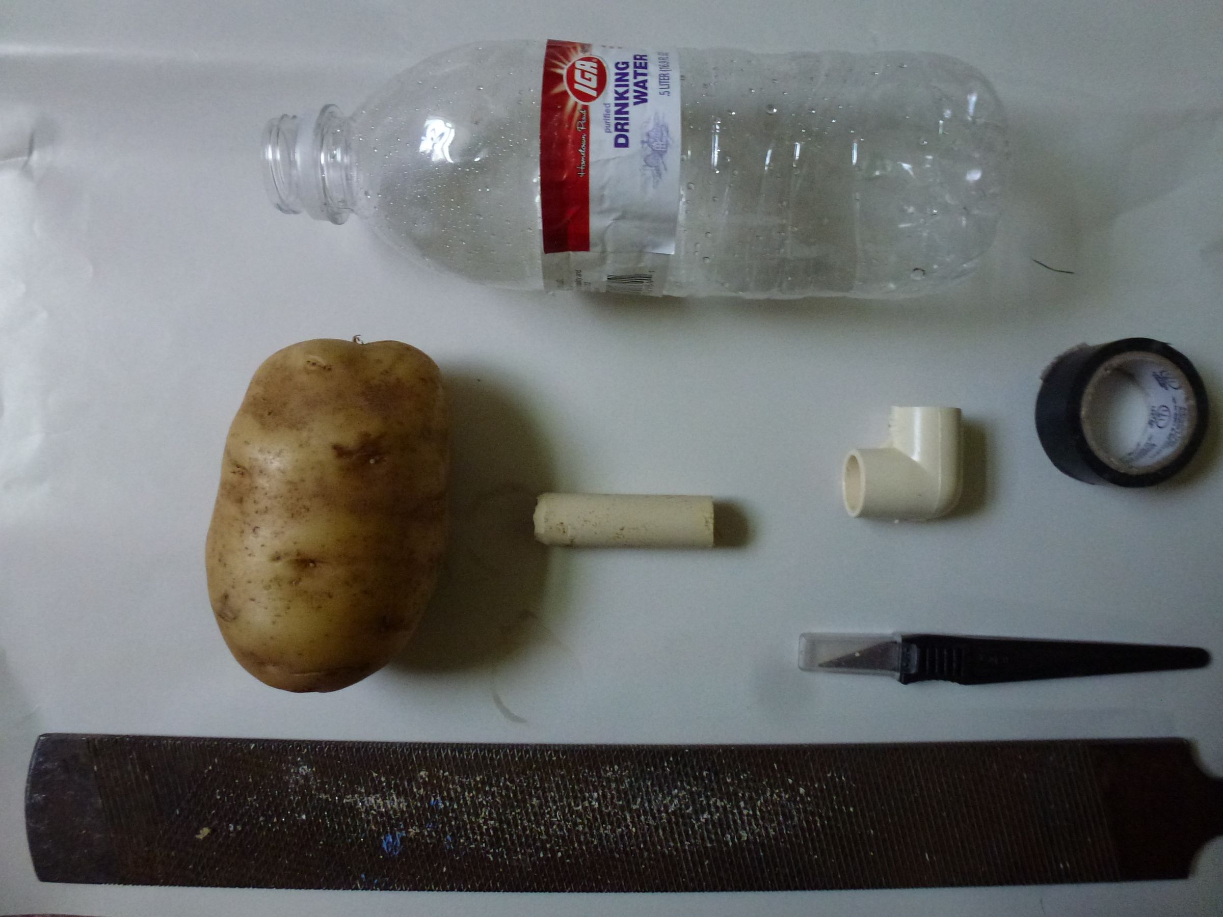 AirPowered Potato Rocket Launcher and Ammunition 5 Steps (with