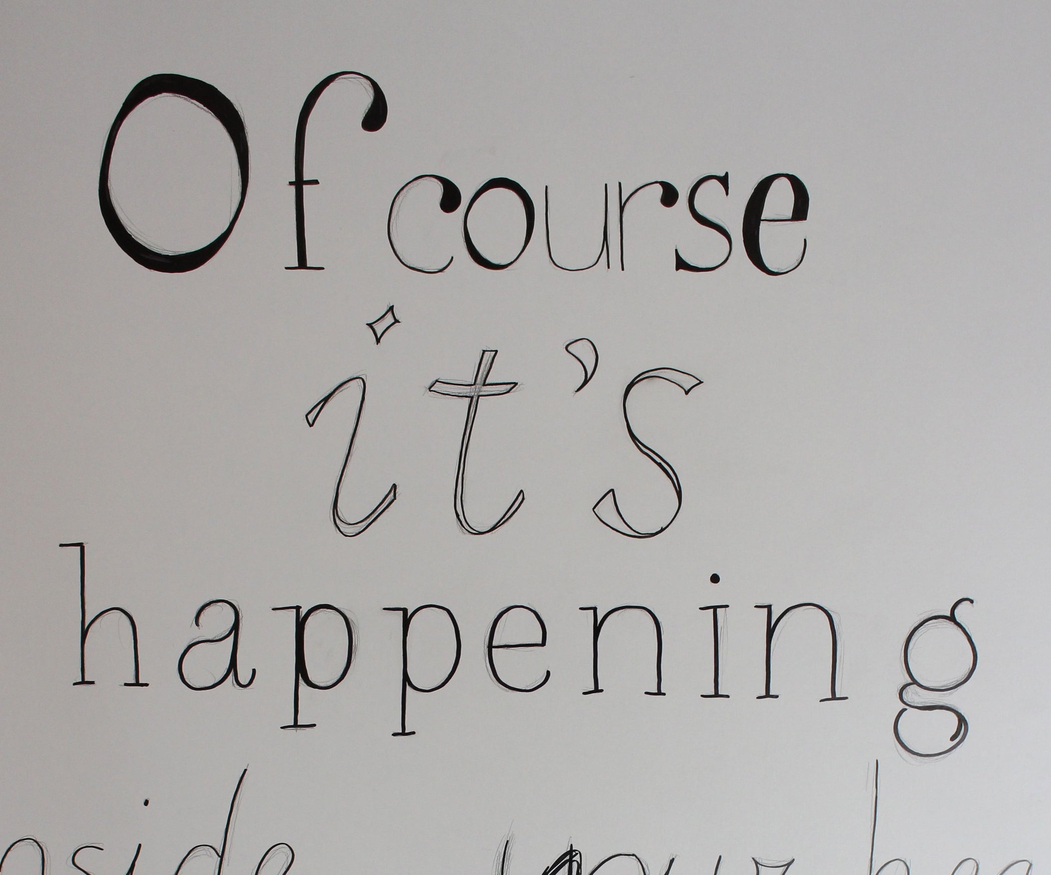 Handdrawn Typography Wall Art 20 Steps (with Pictures) Instructables