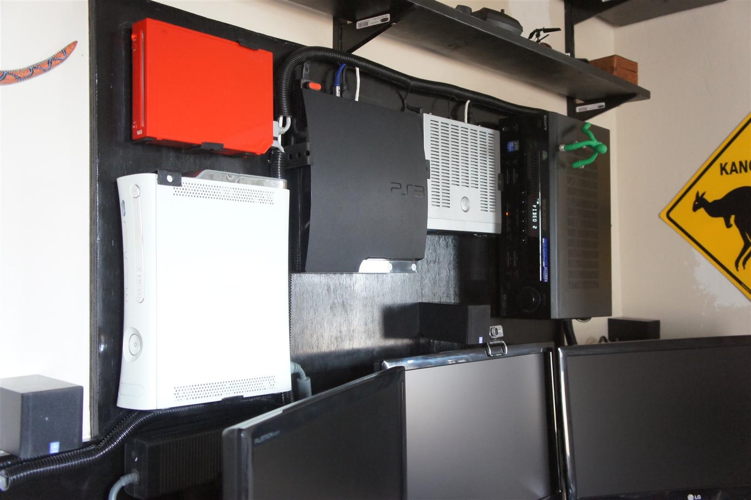 The Wall (wall Mount Your Game Consoles / Monitors / Devices) 10