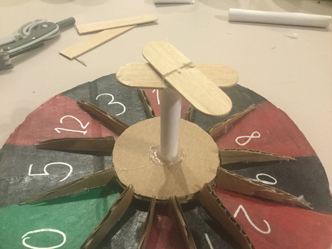 How to Make a Some What European Style Cardboard Roulette : 13 Steps ... Circuit Diagram