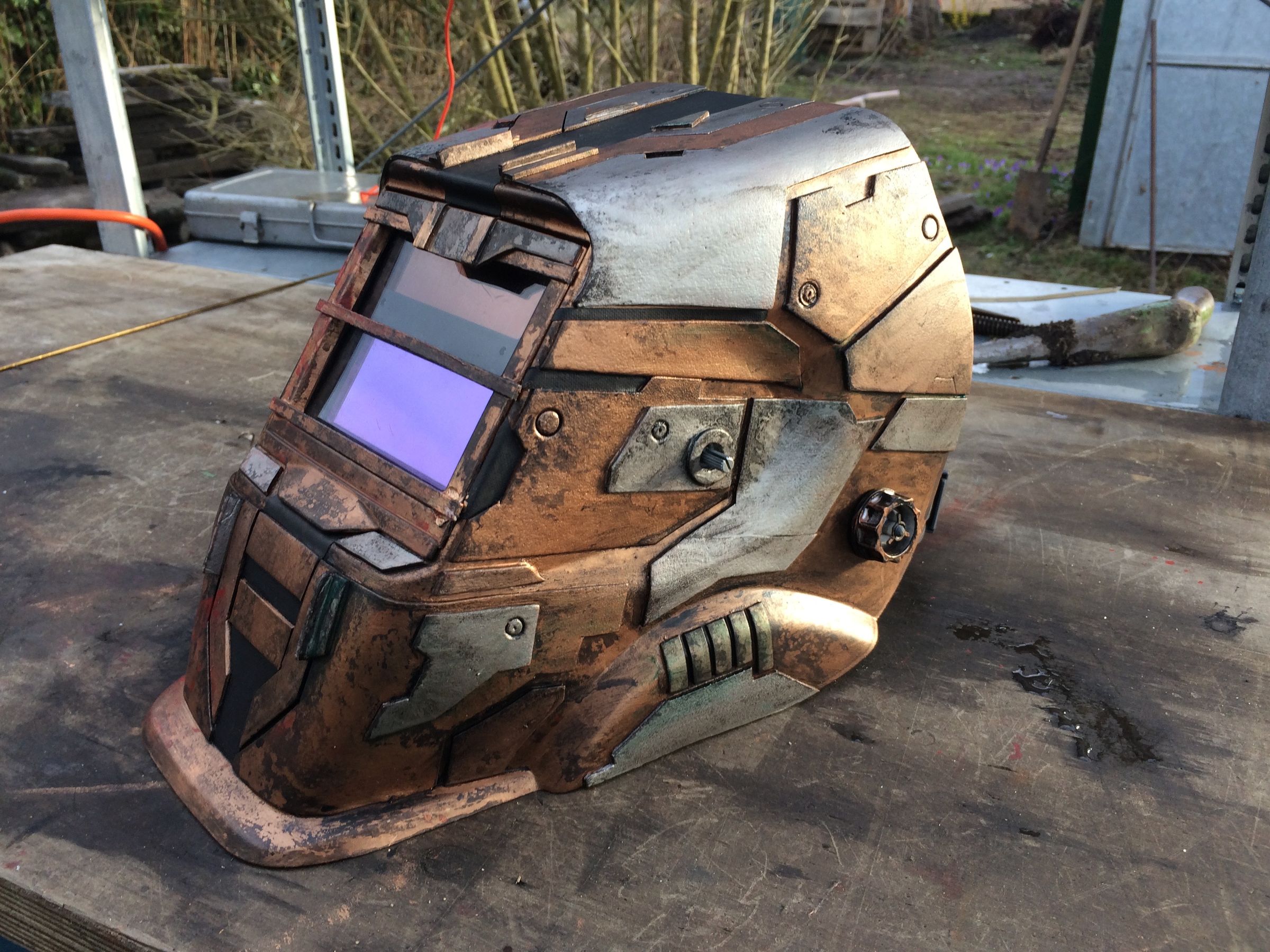 Dead Space Welding Helmet 4 Steps With Pictures Instructables