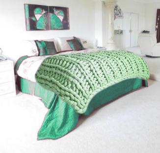 Arm Knitted Merino Wool Blanket 5 Steps Instructables