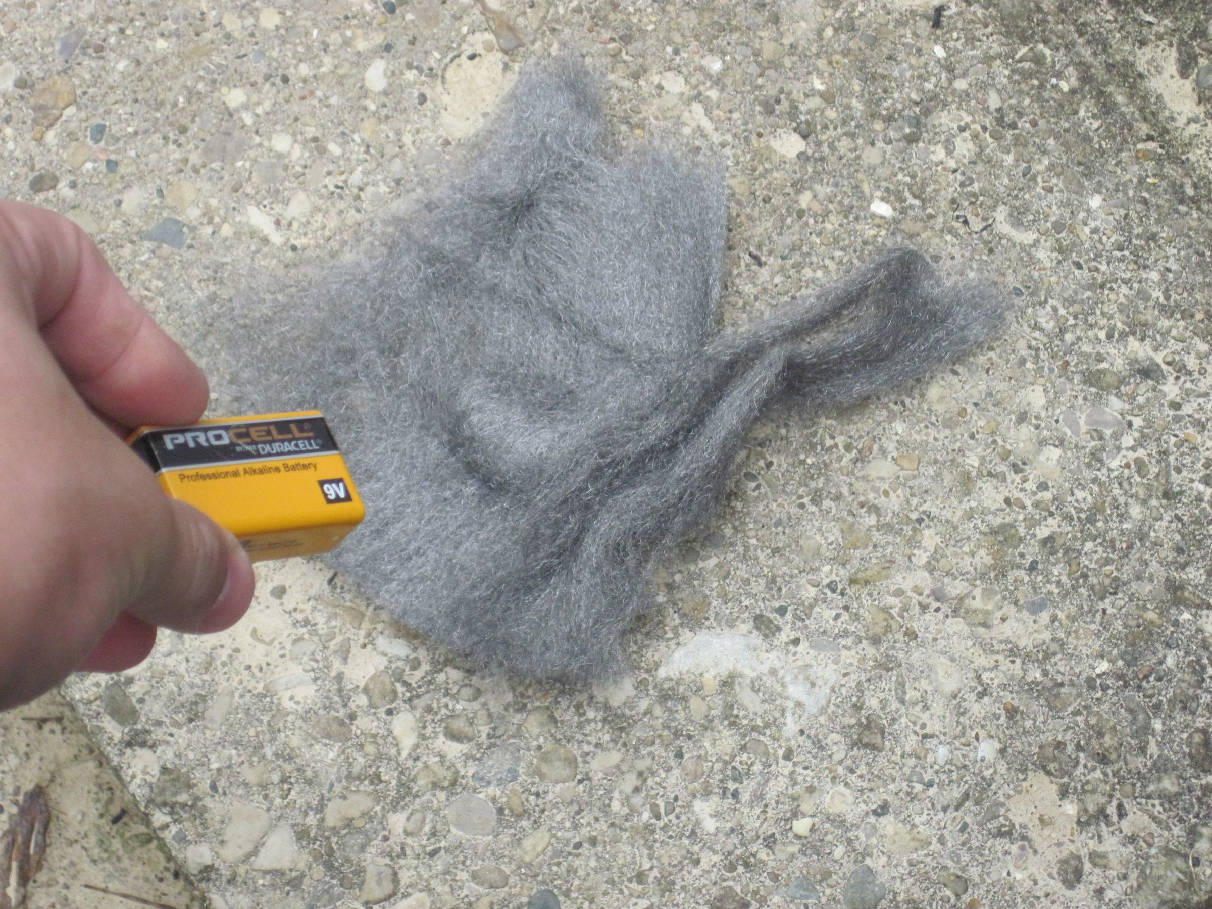 Starting a Fire With Steel Wool 4 Steps (with Pictures) Instructables