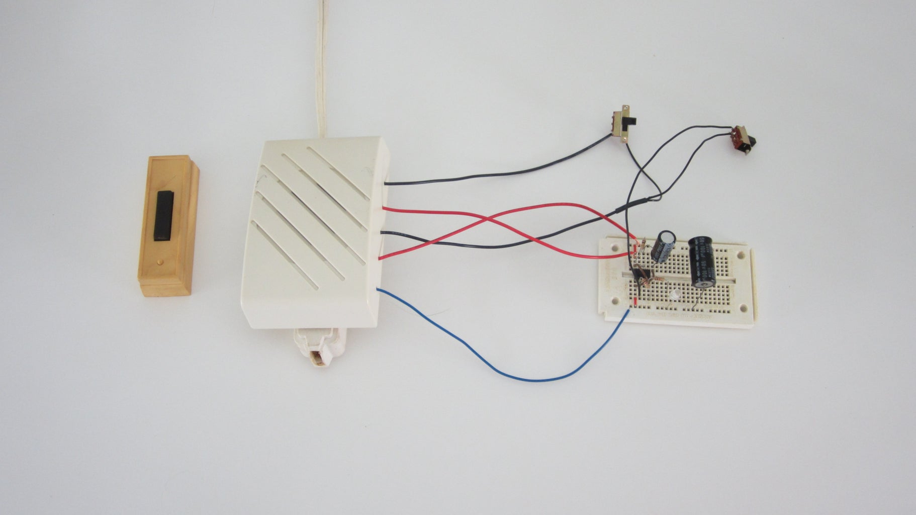 Doorbell That Turns on a Light : 18 Steps (with Pictures) Circuit Diagram