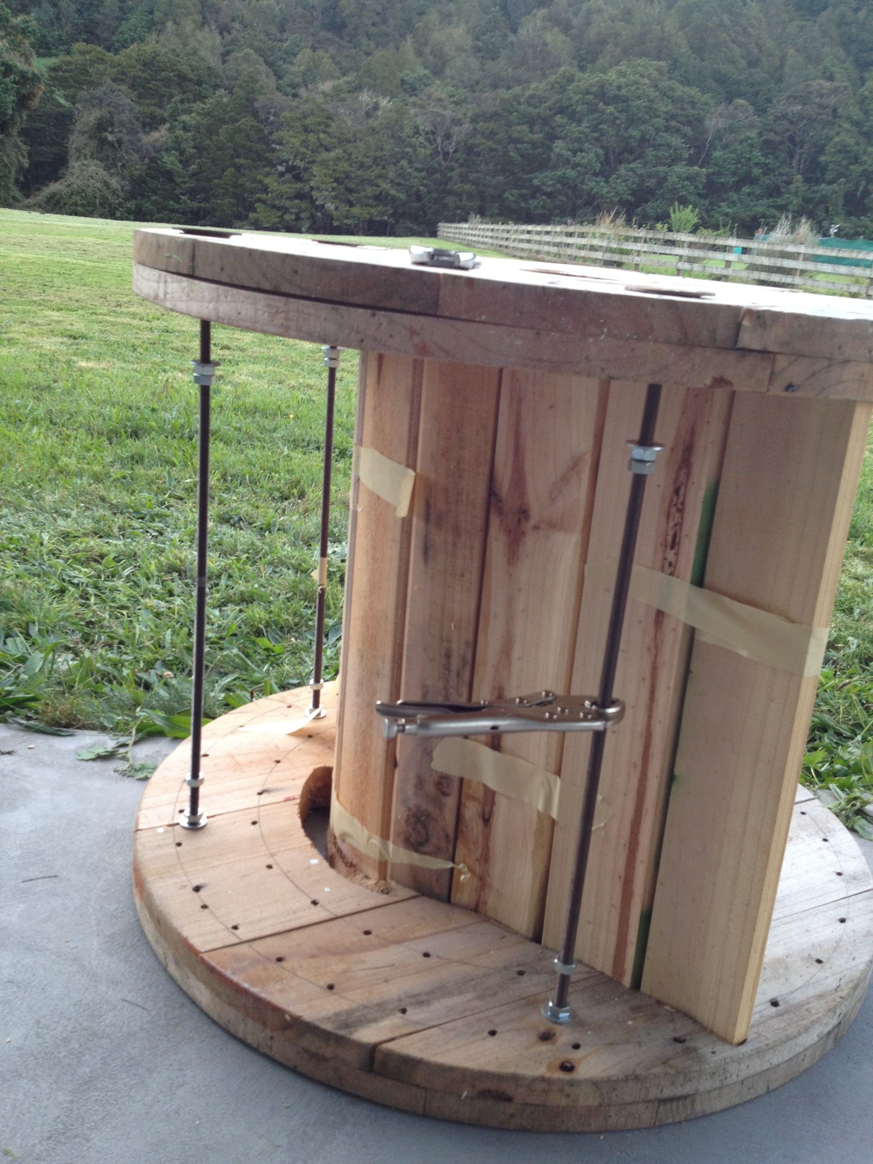 DIY Cable Drum Rocking Chair 10 Steps (with Pictures) Instructables