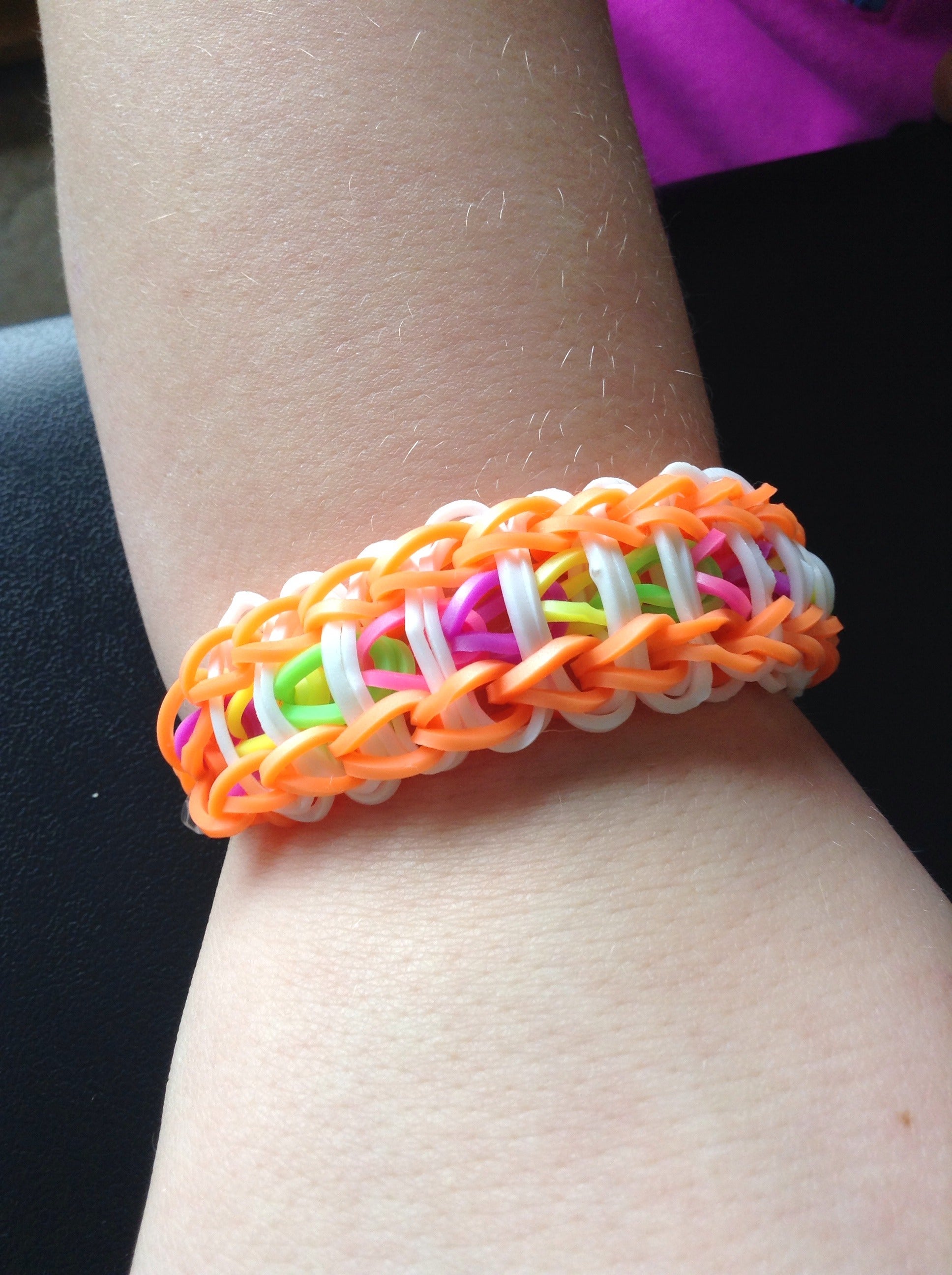 rainbow loom ladder braclet 9 steps