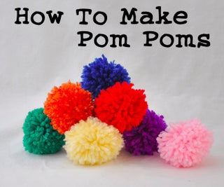How To Make Pom Poms 8 Steps With Pictures Instructables How To Make Pom Poms 8 Steps With Pictures Instructables