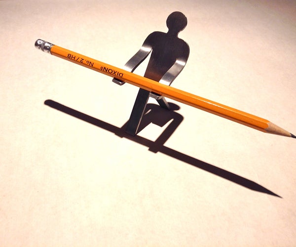 Metal Man Pencil Holder