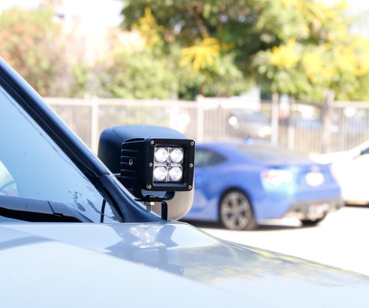 Install IJDMTOY Toyota Tundra APillar LED Pod Lights 4 Steps