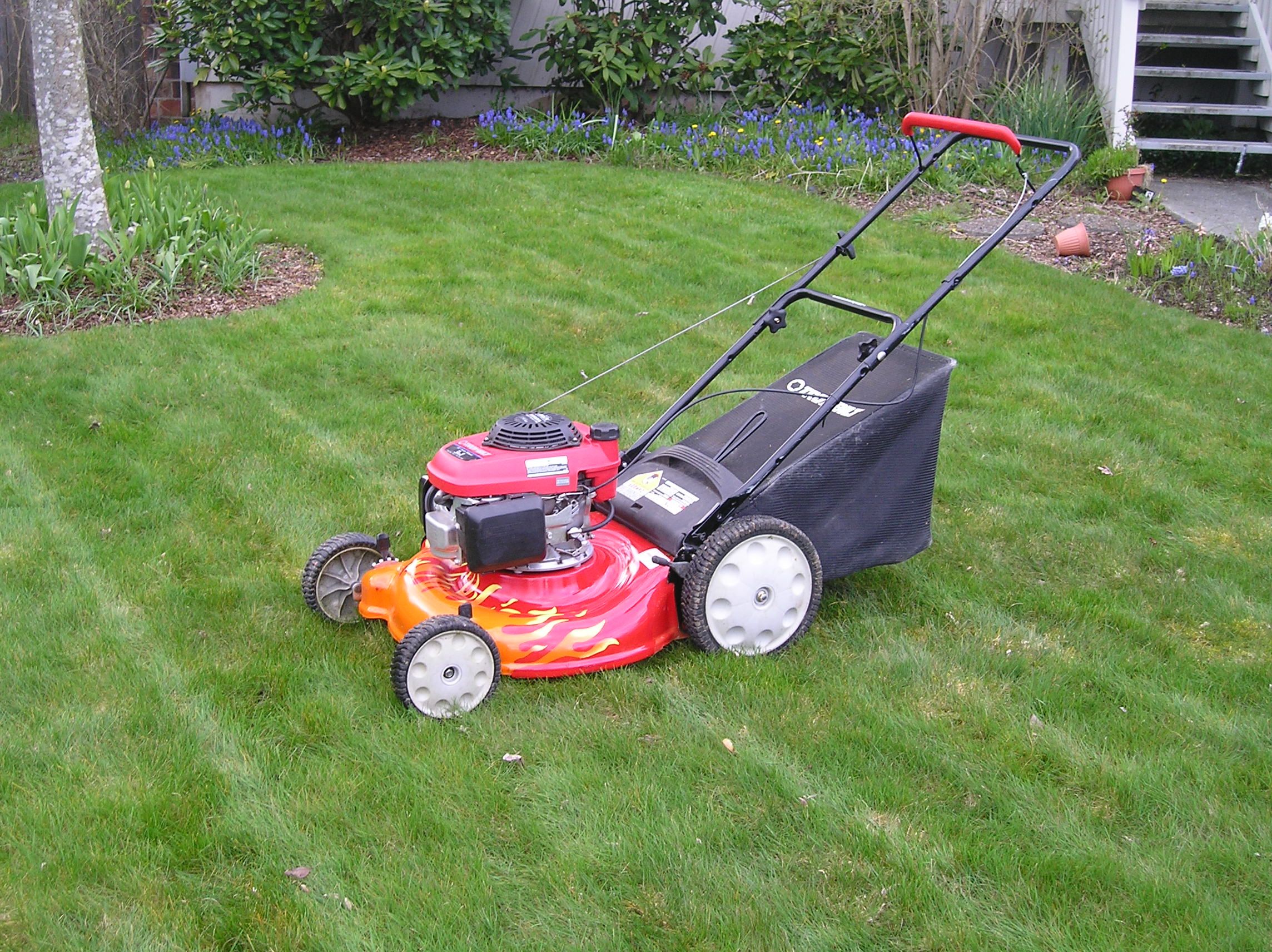 Flaming Lawnmower Paint Job (with Pictures) Instructables