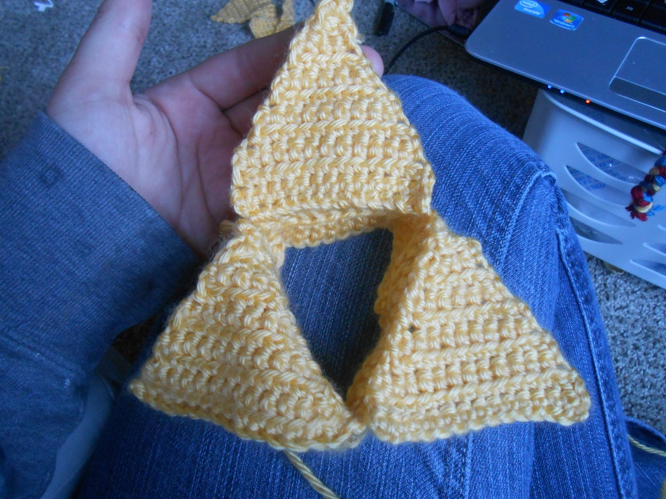 Crochet Triforce 4 Steps (with Pictures) Instructables