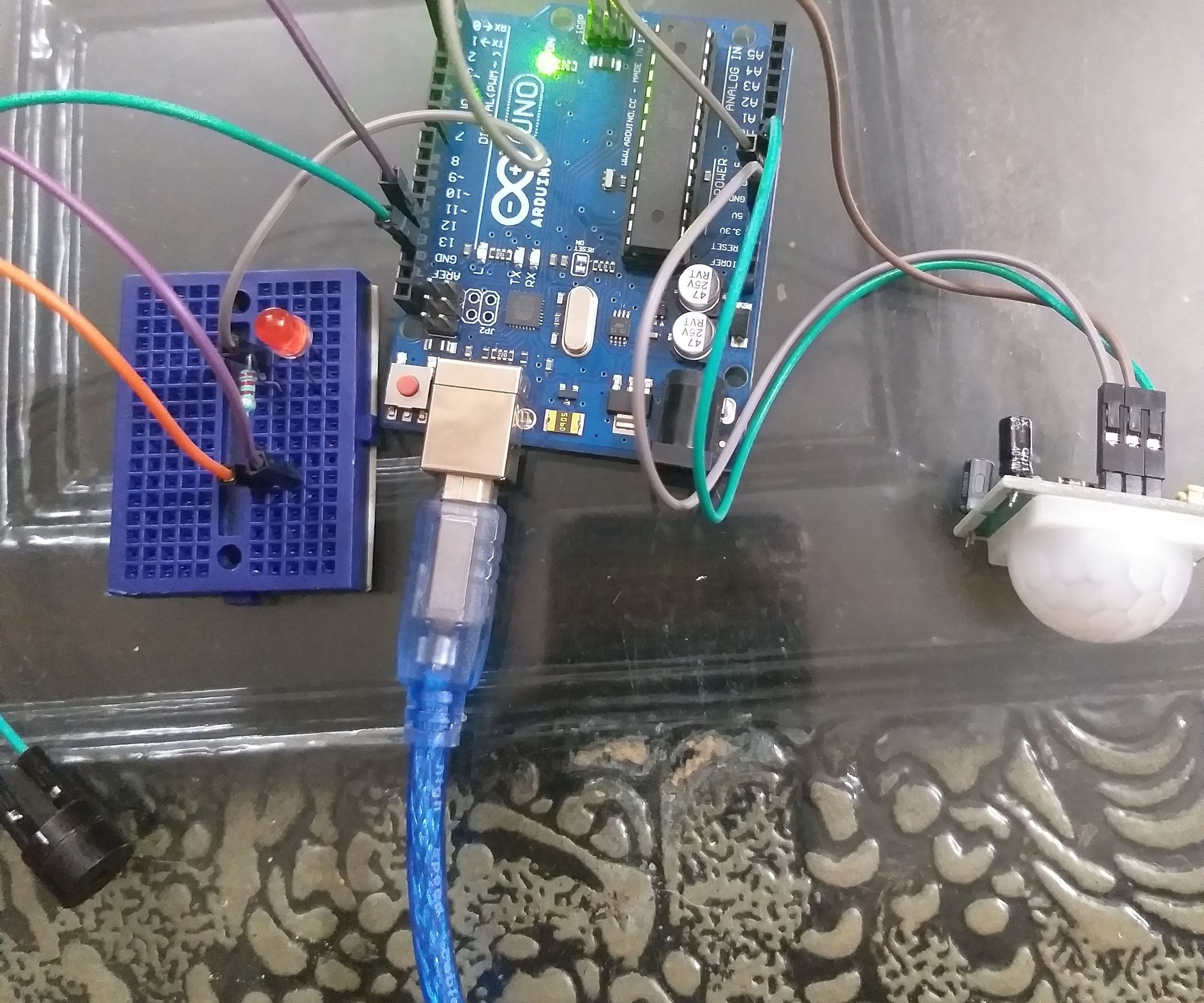 DIY guide for Motion Detector With Arduino with step-by-step instructions