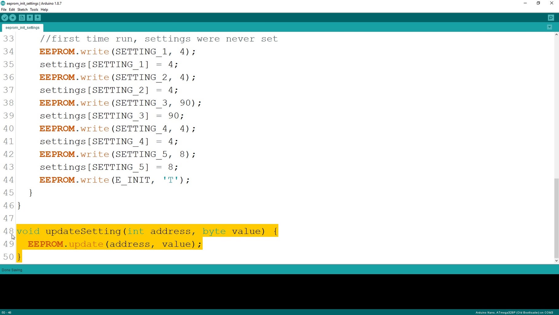 Arduino EEPROM Settings Initialization : 5 Steps - Instructables