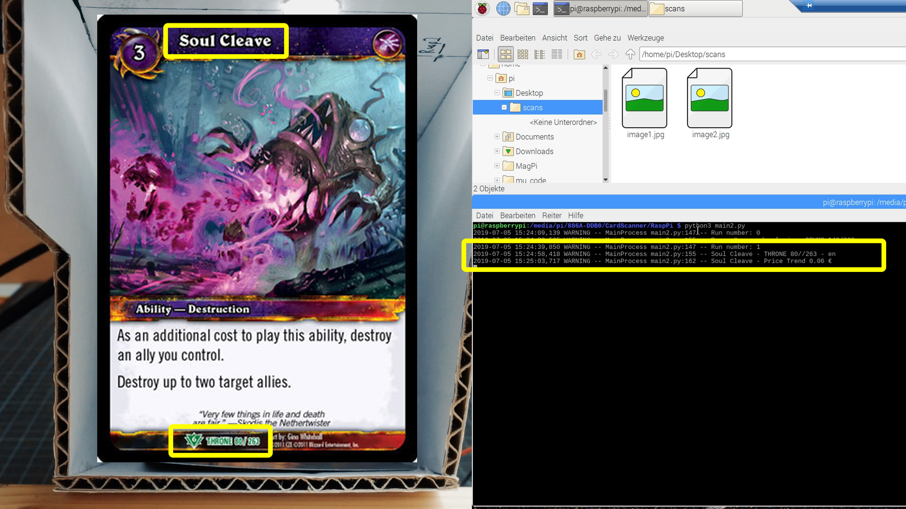 Card Scanner for a Trading Card Machine : 13 Steps (with Pictures ...