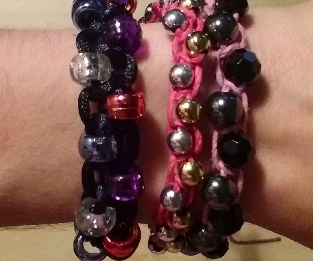 Square Knot Beaded Bracelet 7 Steps (with Pictures) Instructables