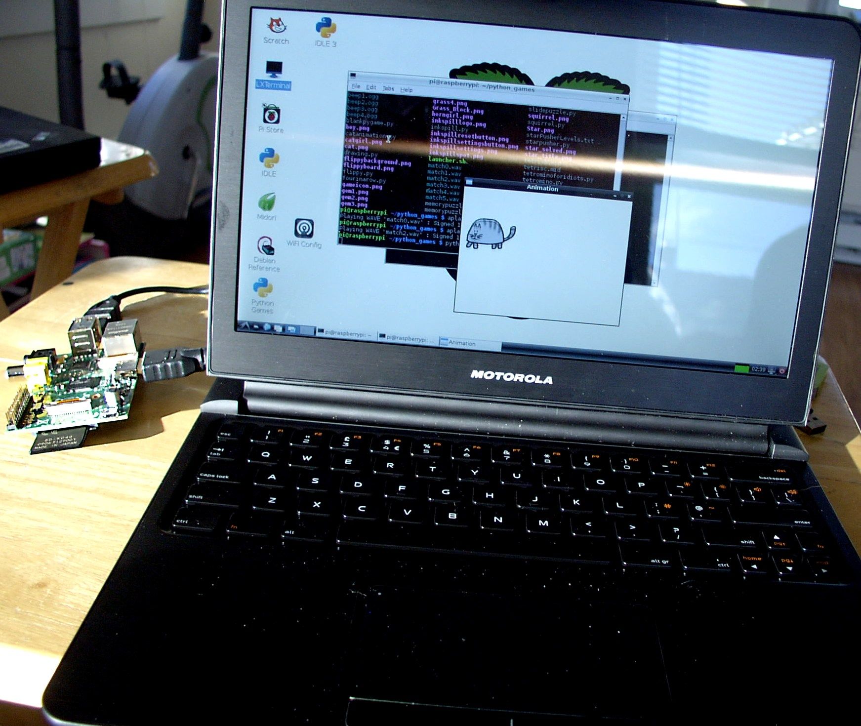 The Raspberry Pi - Lapdock Connection