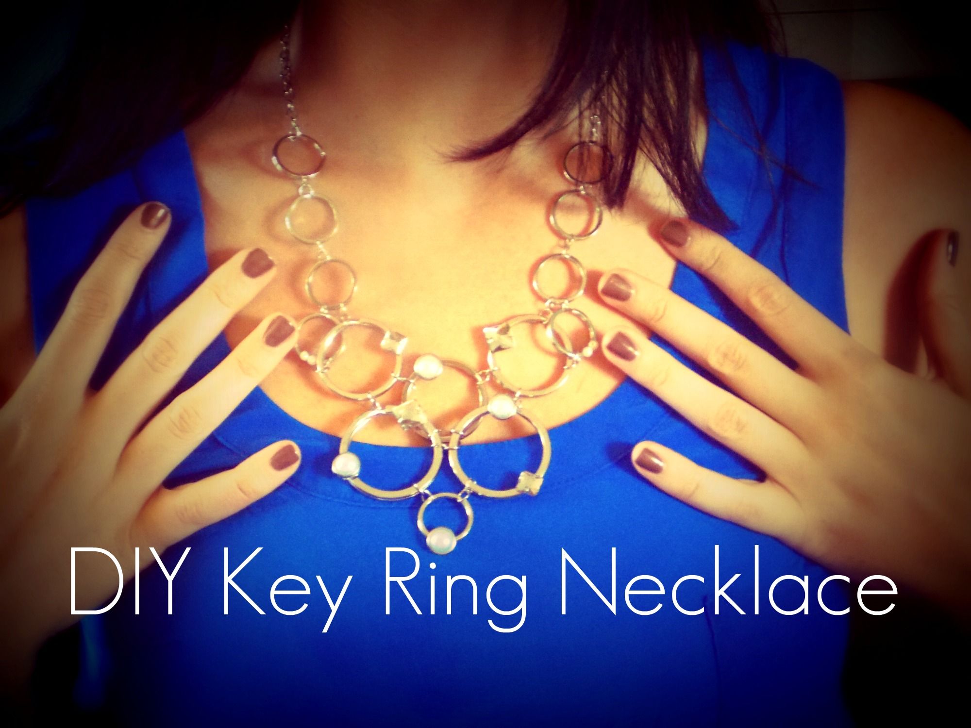 Key Ring Statement Necklace Instructables