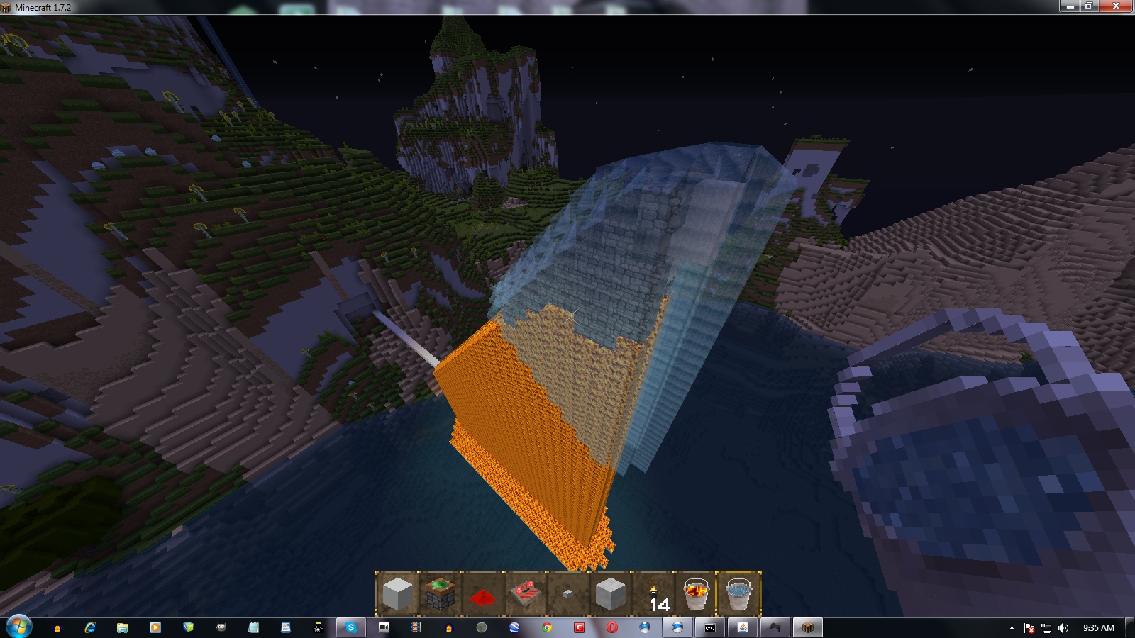 Instant Walls In Minecraft 5 Steps Instructables