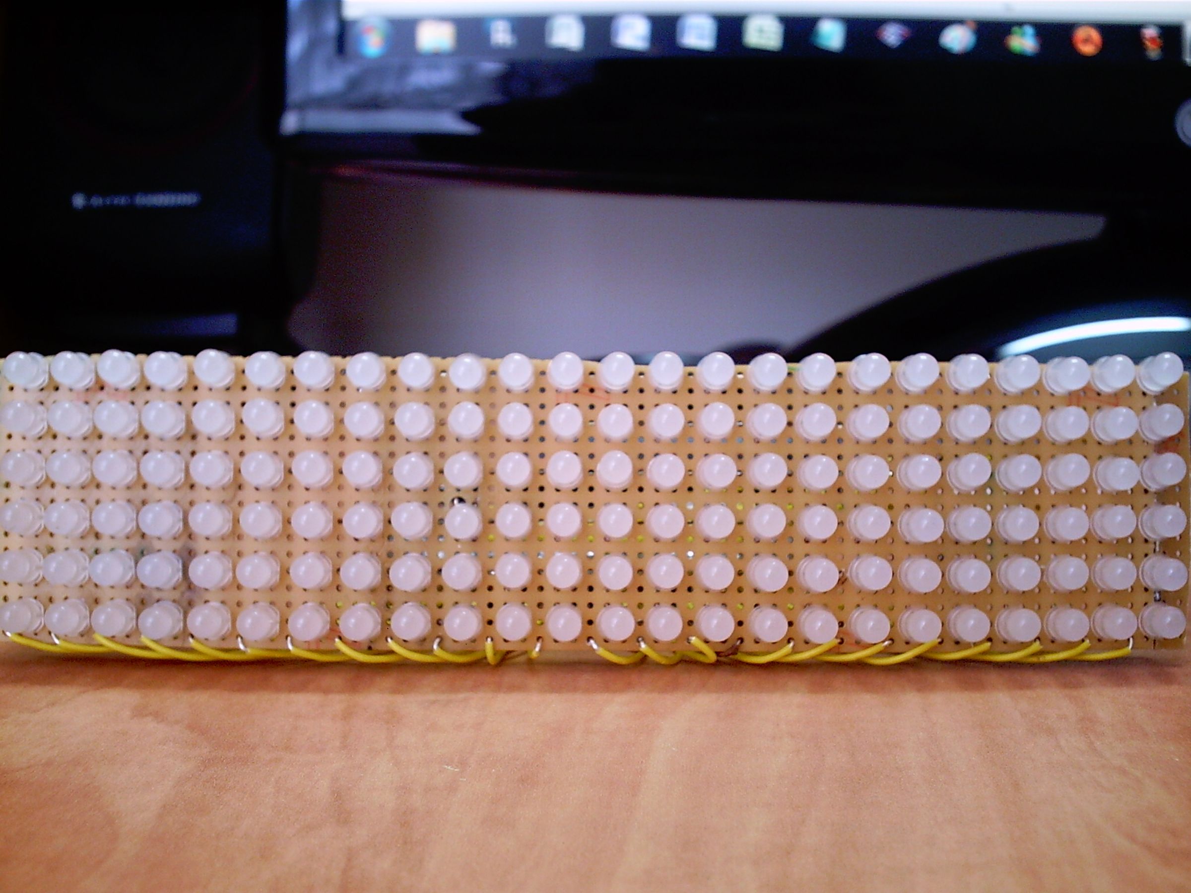 Make a 24X6 LED Matrix : 6 Steps (with Pictures) - Instructables