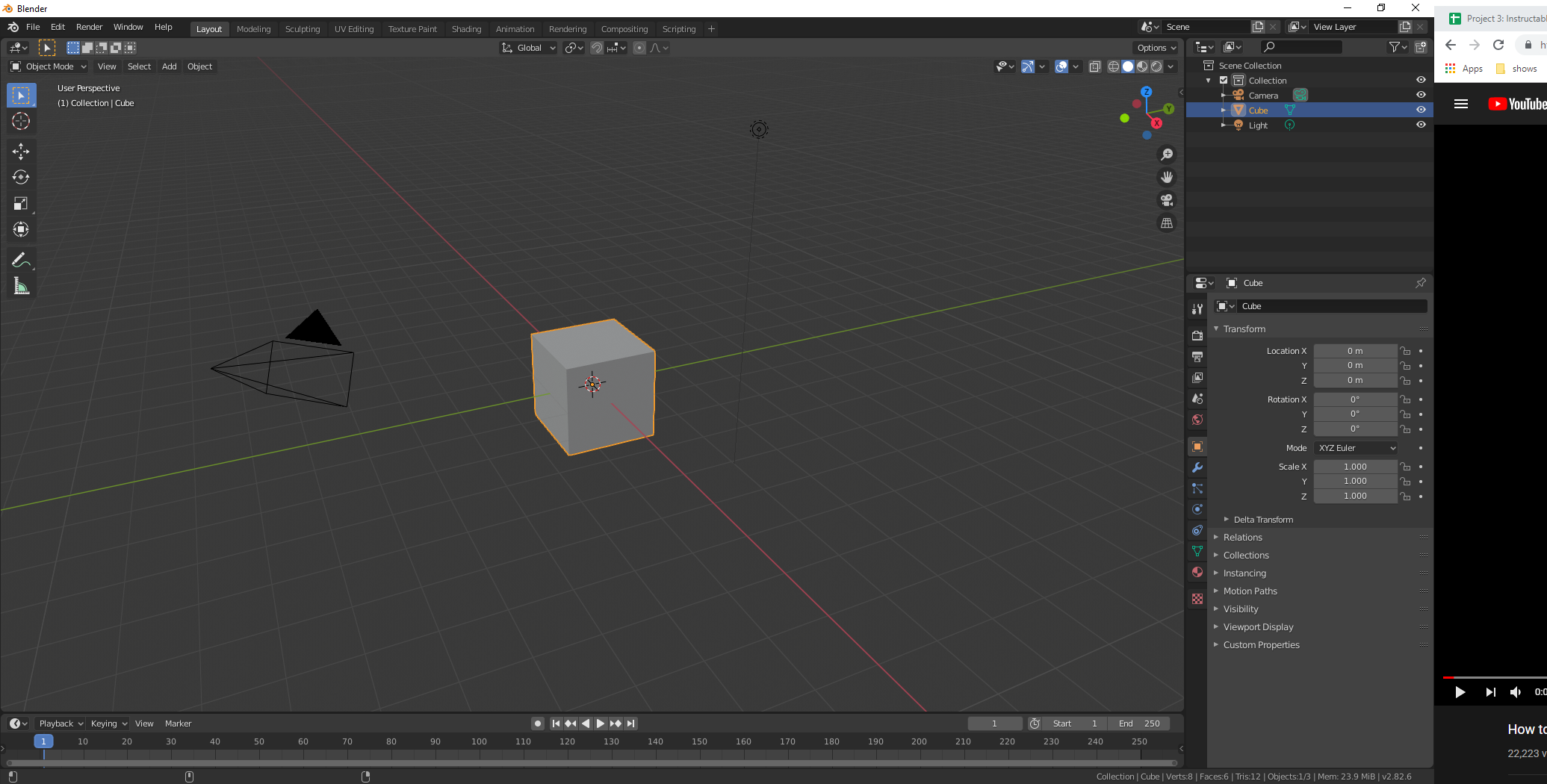 Blender Models to Unity Engine 7 Steps Instructables