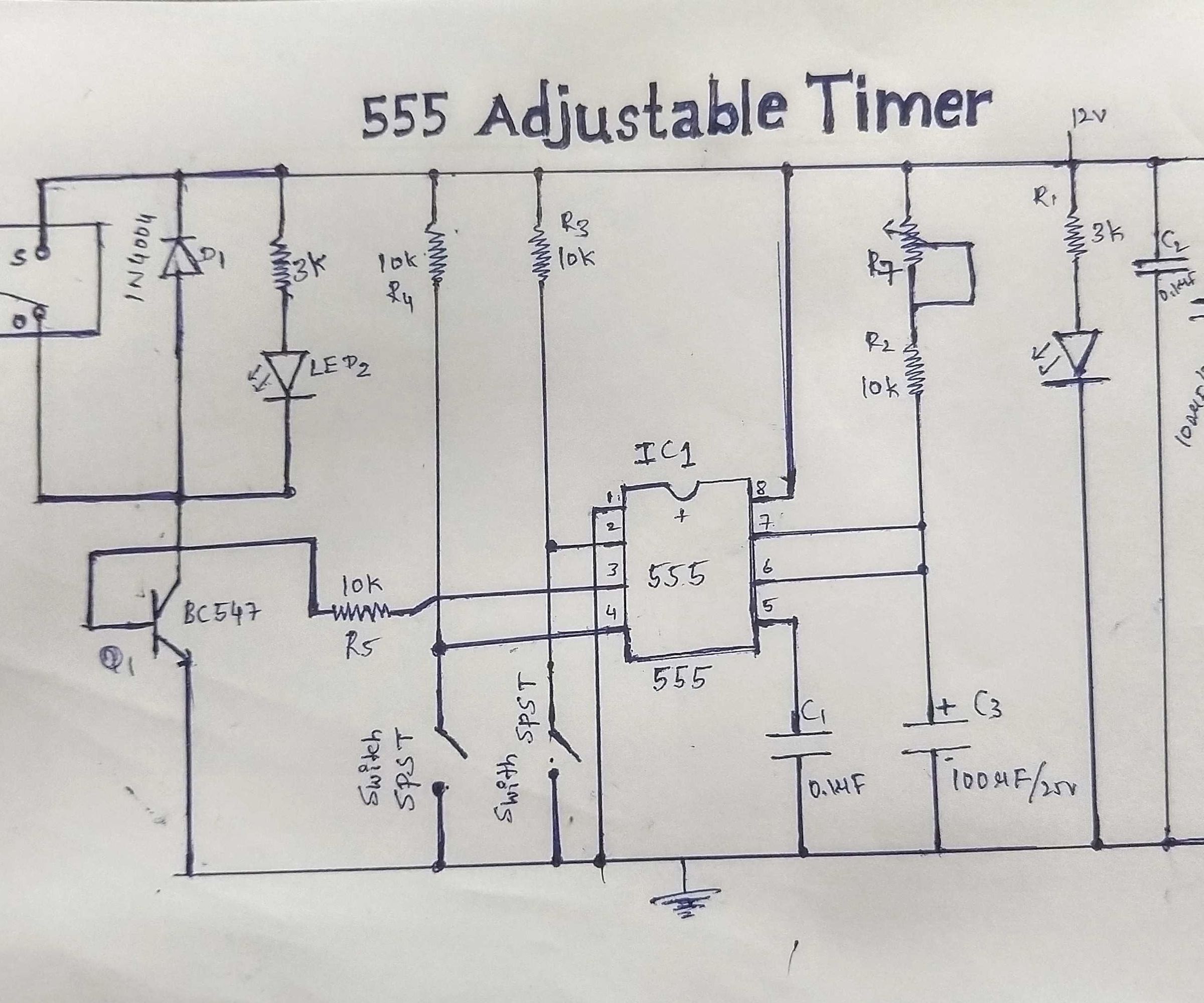 555 adjustable timer (part-1) DIY Project DIY Project Image