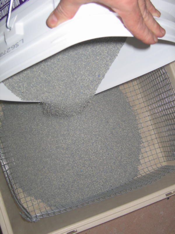 diy litter sifter