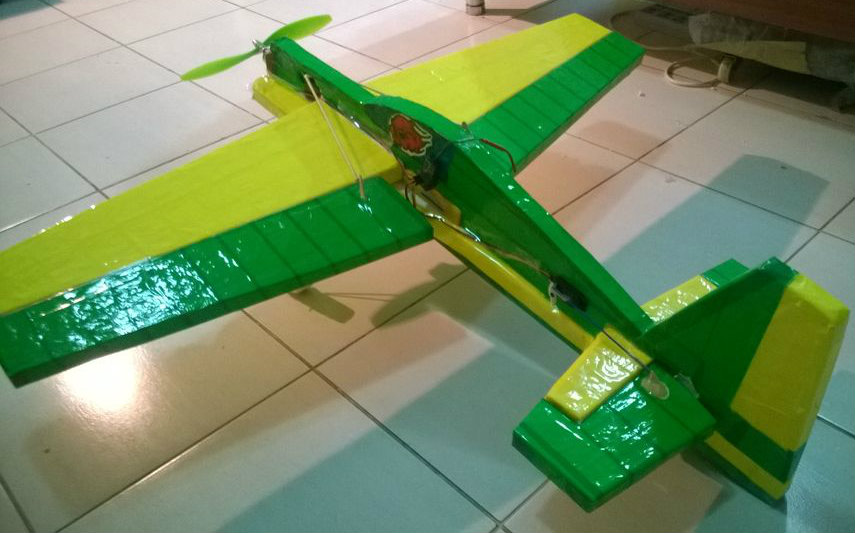 thermocol plane toy
