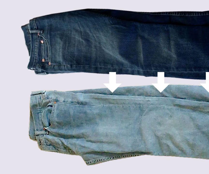 Dark Wash Jeans to Light Wash Jeans 6 Steps (with Pictures