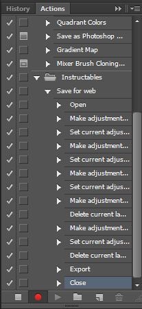 batch processing images for web with