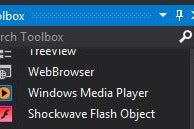 Selecting the Shockwave Flash Object