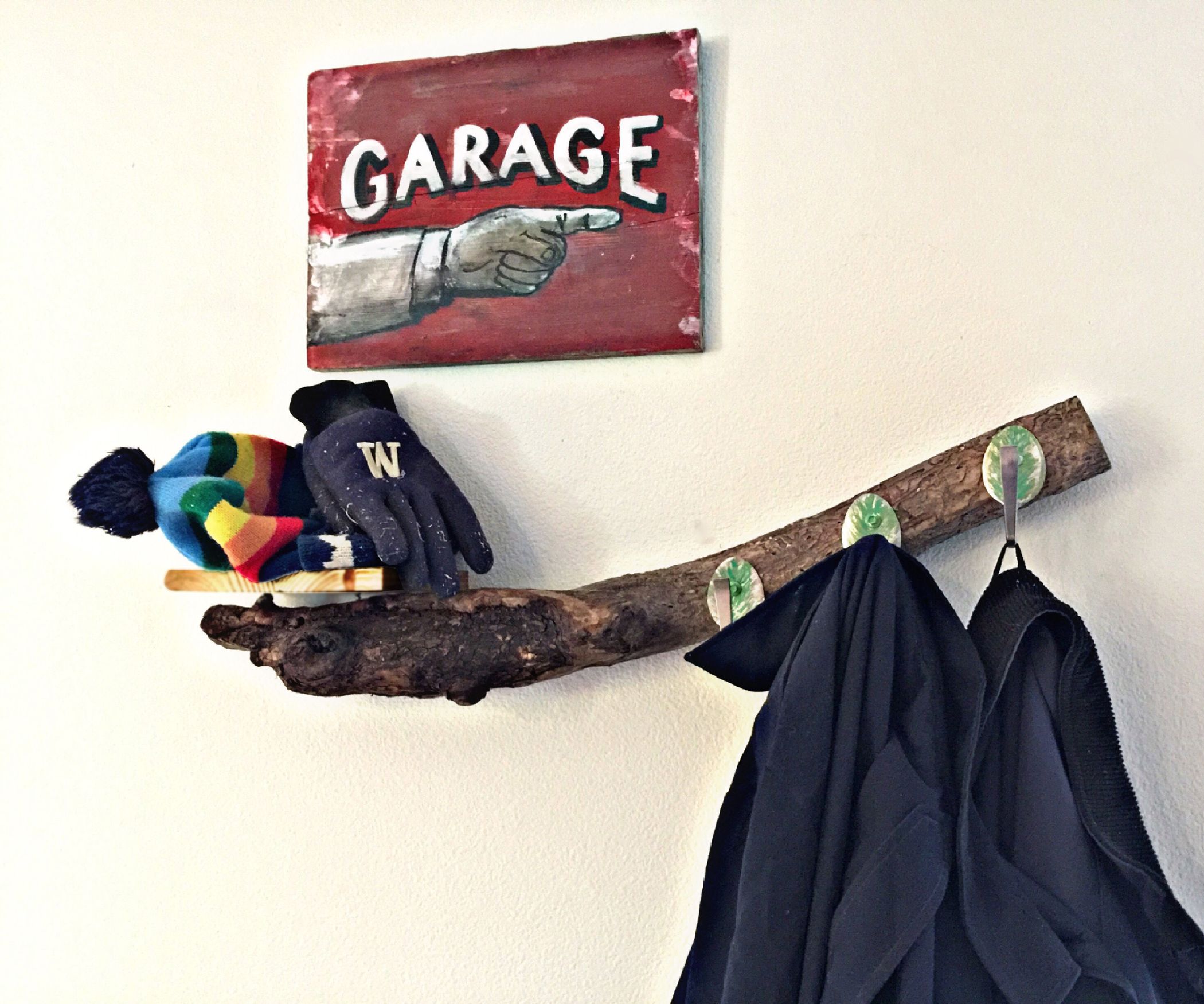 How to Make a Rustic Mudroom Coat Rack Shelf Quick and Easy DIY 3 Steps (with Pictures