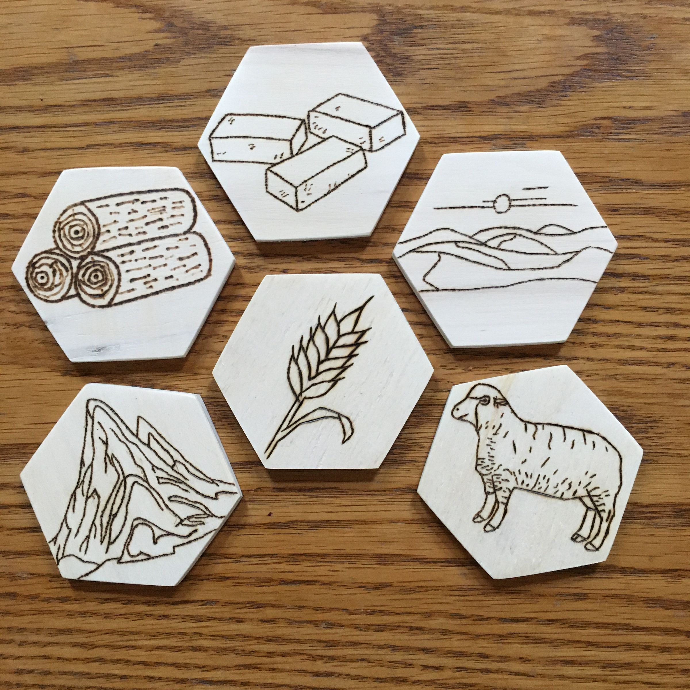 WoodBurned Catan Board 7 Steps (with Pictures) Instructables