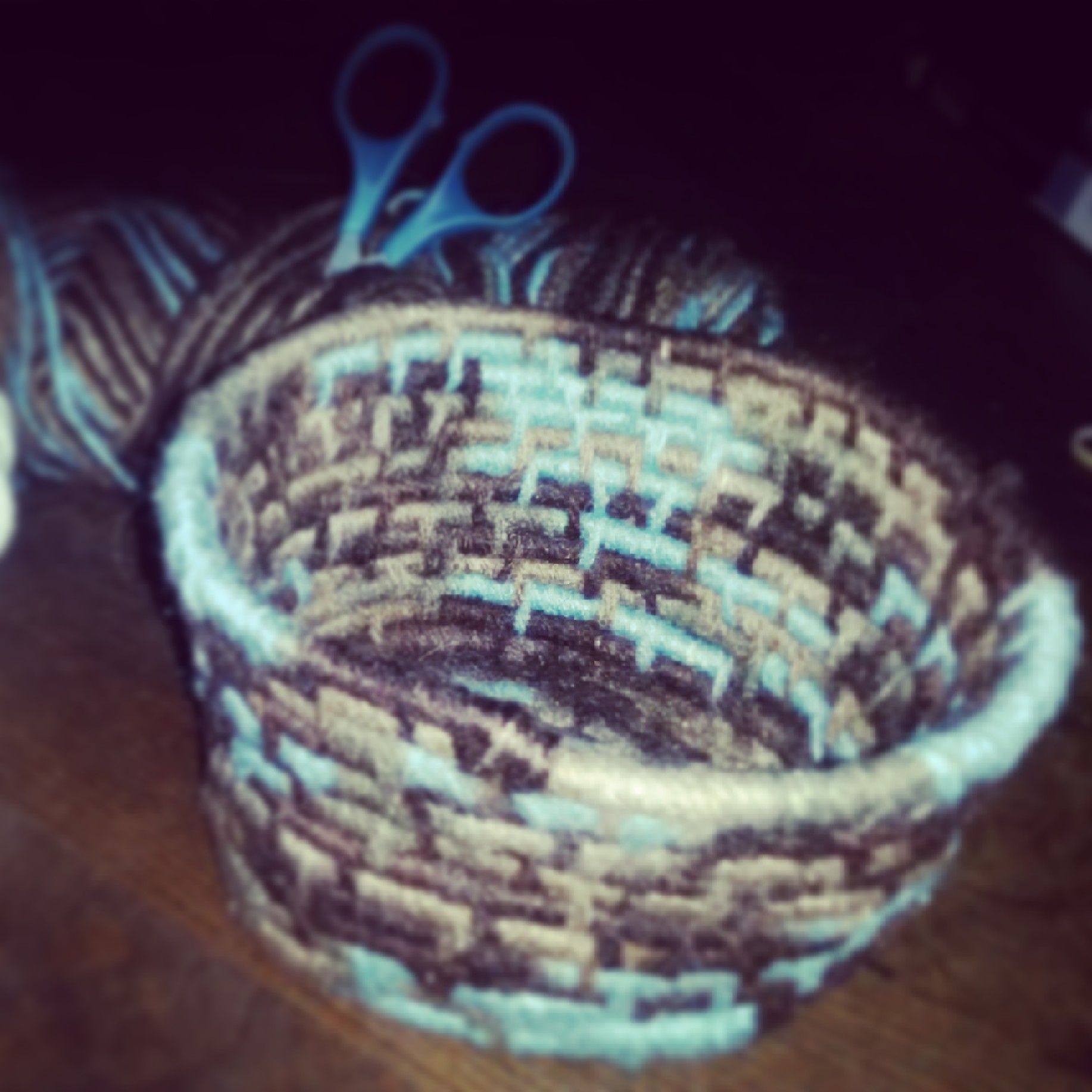 Weaving a Yarn Basket 8 Steps (with Pictures) Instructables